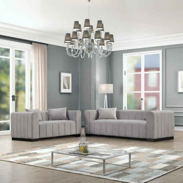 Avrah 2 - Piece Velvet Living Room Set - Image 2