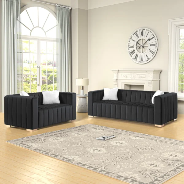 Clifford 2 - Piece Velvet Living Room Set - Image 2